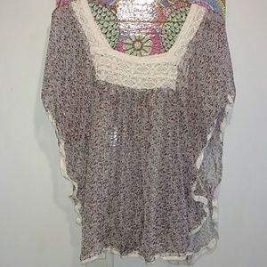 Sheer flowy top *5 for $30*